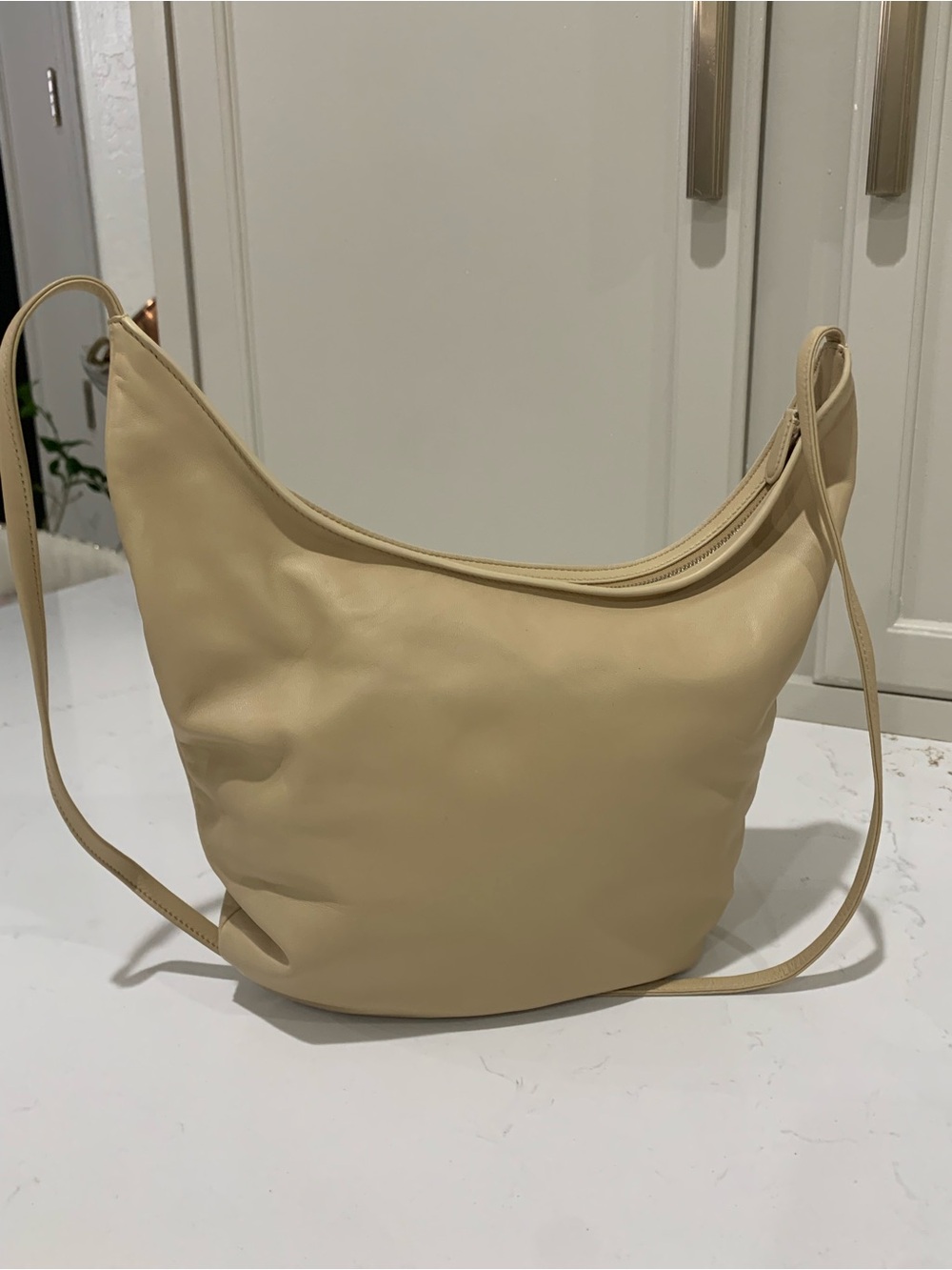 The row N/S Izzy Leather Bag